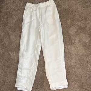 J. Crew White Chinos Lightweight Casual Pants